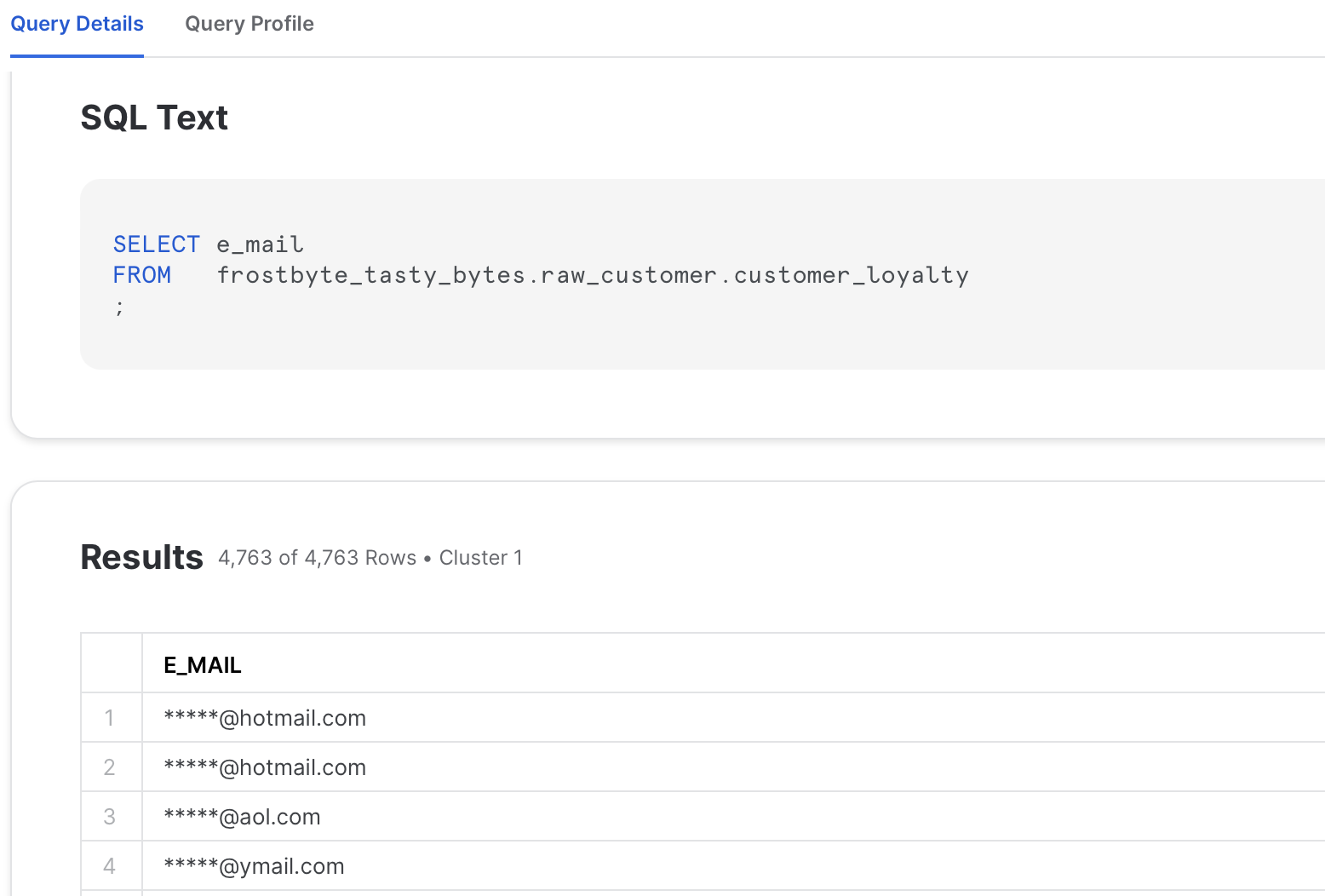 Verify Snowflake Tag Based Masking